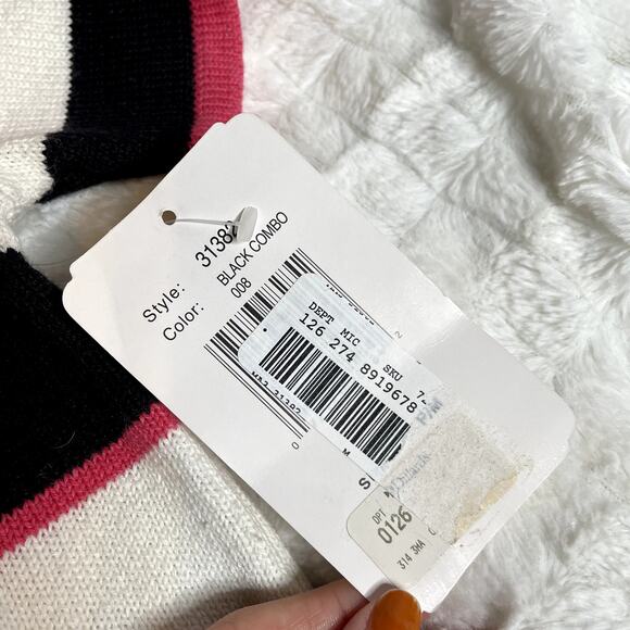 HAMPSHIRE STUDIO Petite Medium Novelty Sweater Flip‎ Flop Sandal Button Down NWT - Picture 6 of 7